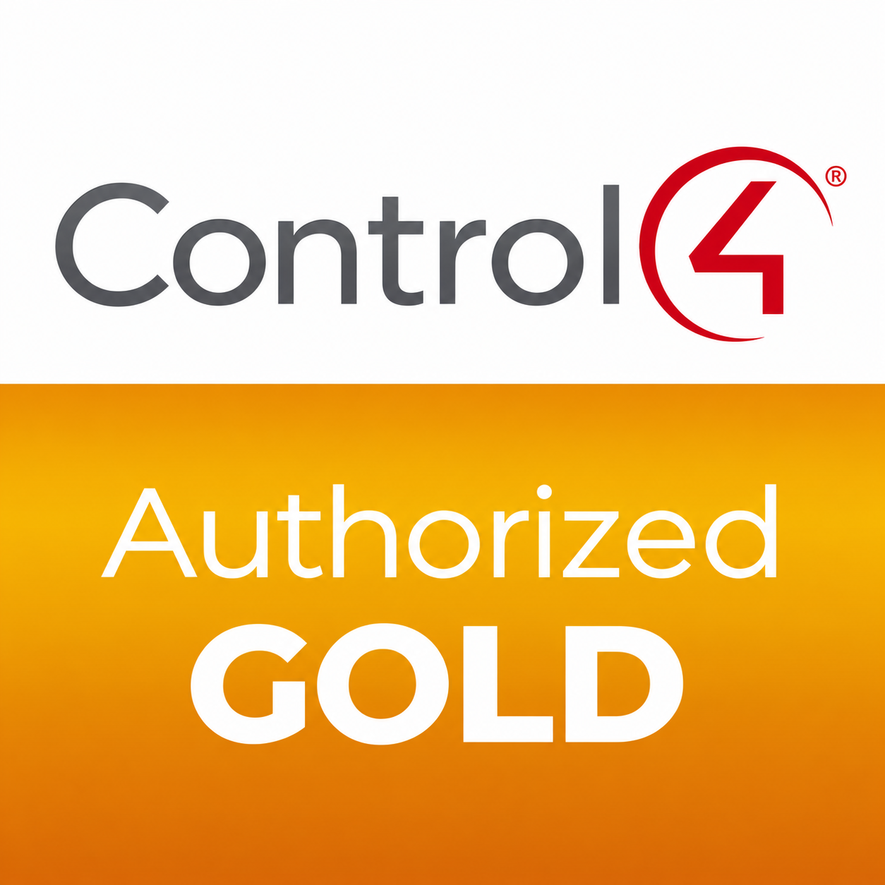 Control4 Authorized Gold Dealer